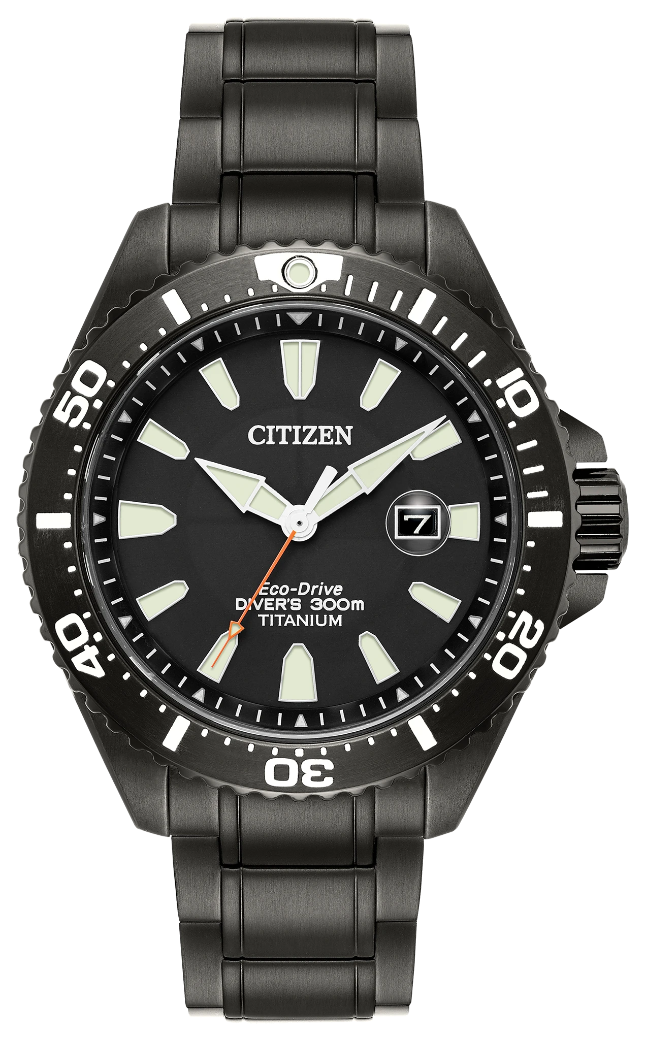 Promaster Dive Black Dial Super Titanium Bracelet BN0147-57E | CITIZEN